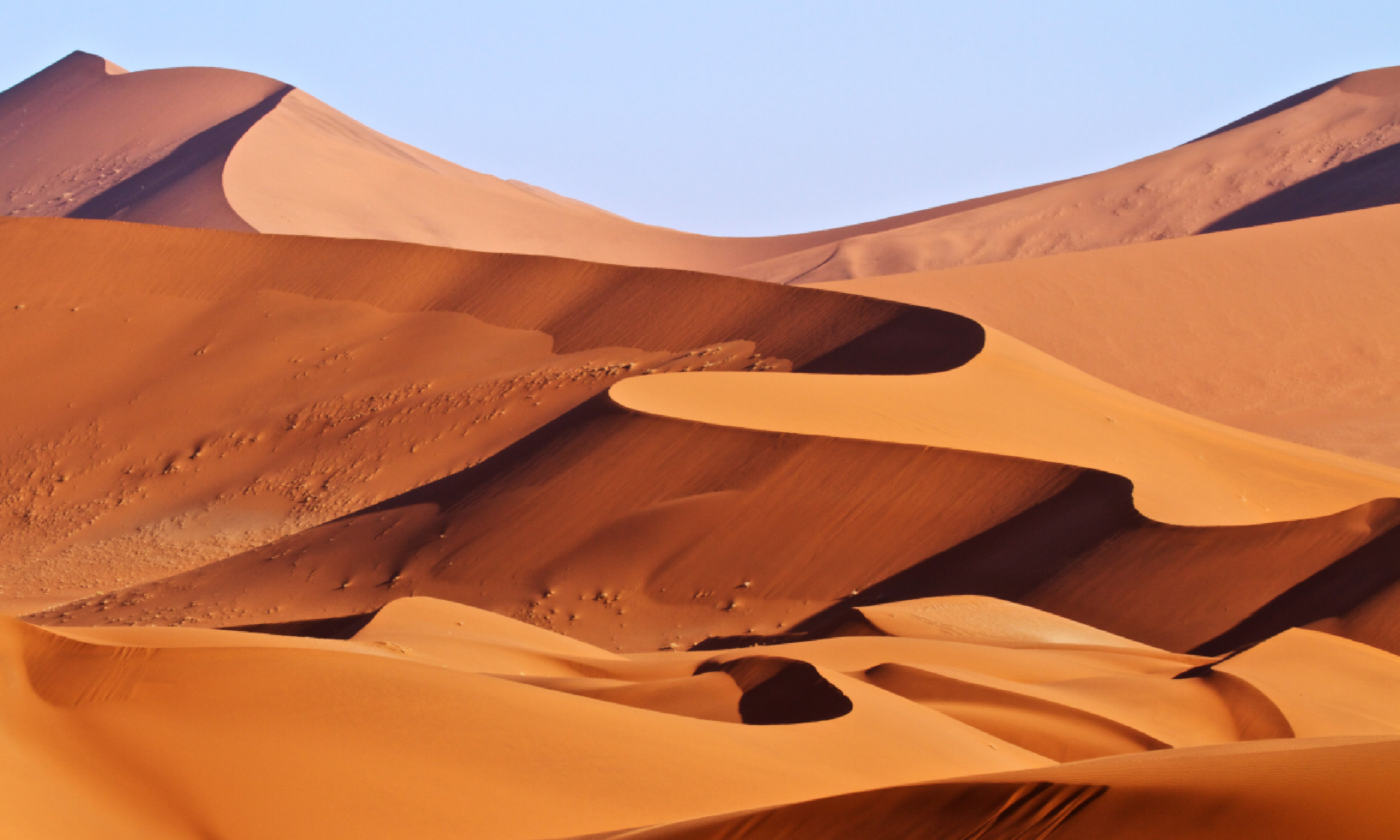 Red sand dunes, Namibia (Shutterstock)