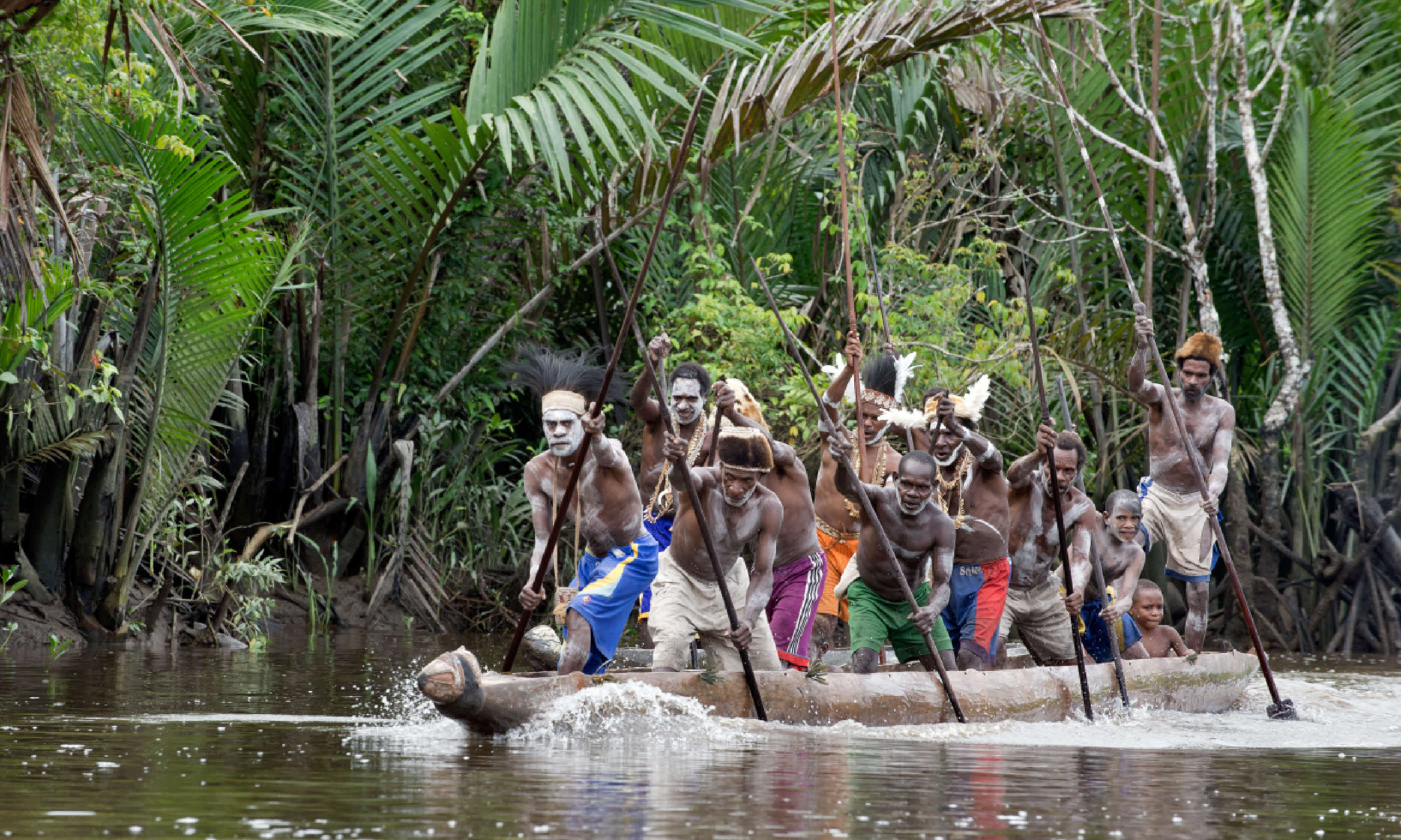 War canoe, Papua New Guinea (Shutterstock)