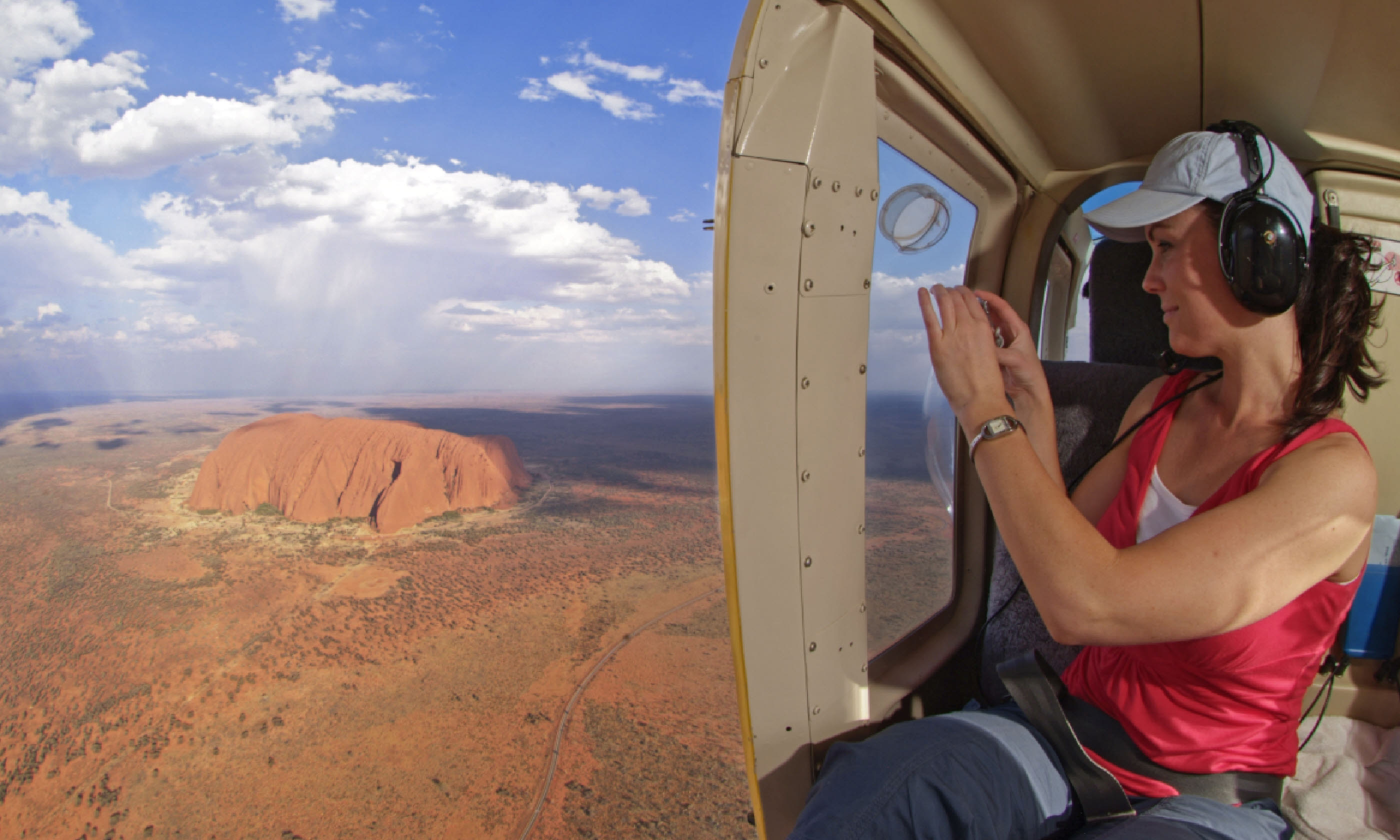See Uluru from a small plane or helicopter (Supplied: Tourism NT)