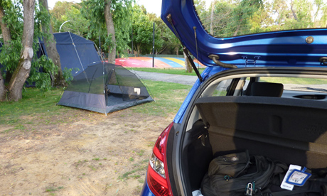 Car and tent, Western Australia (Marie Javins)