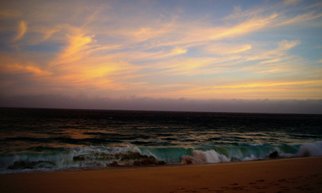 Pacific Ocean at sunset (ikpluskamp)