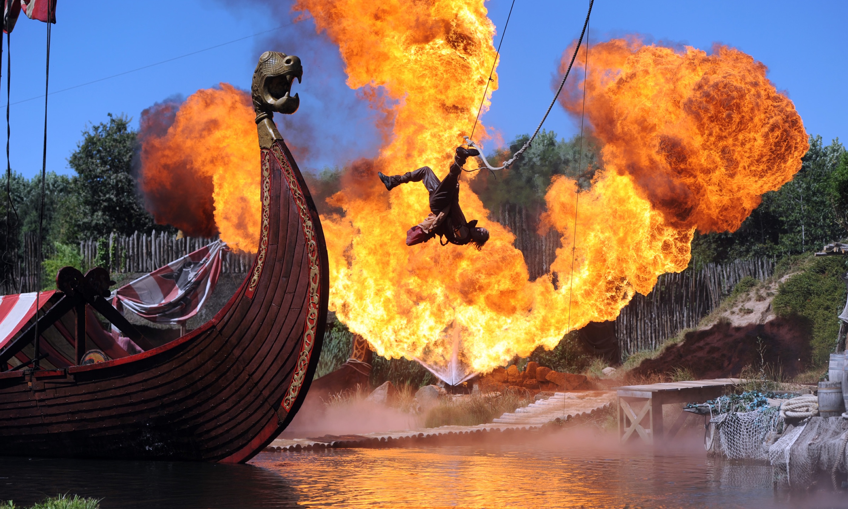 Viking show at Puy du Foy (Puy du Foy)