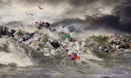 The great Pacific garbage patch (John Lund/Getty Images)