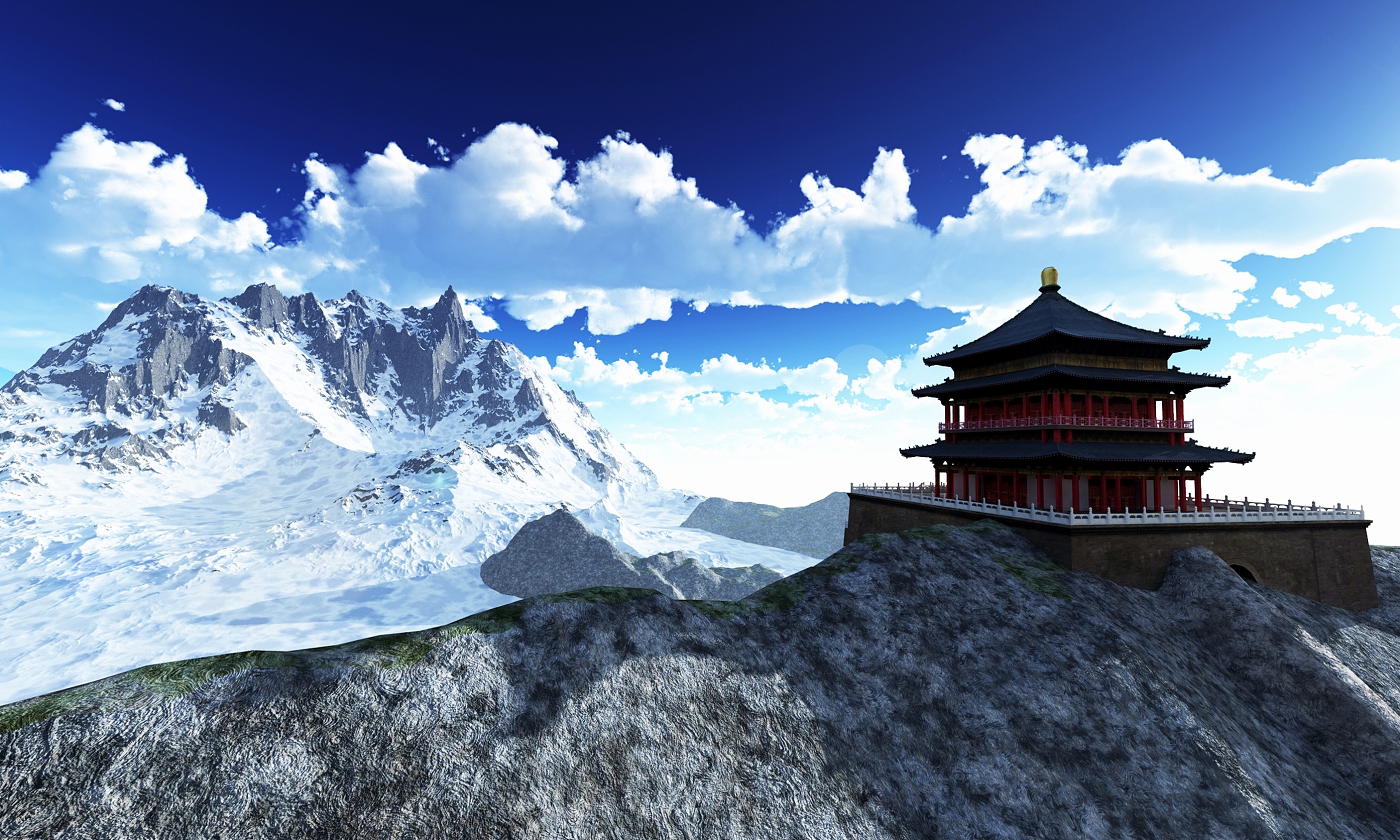 Temple in the Himalaya (Shutterstock.com)