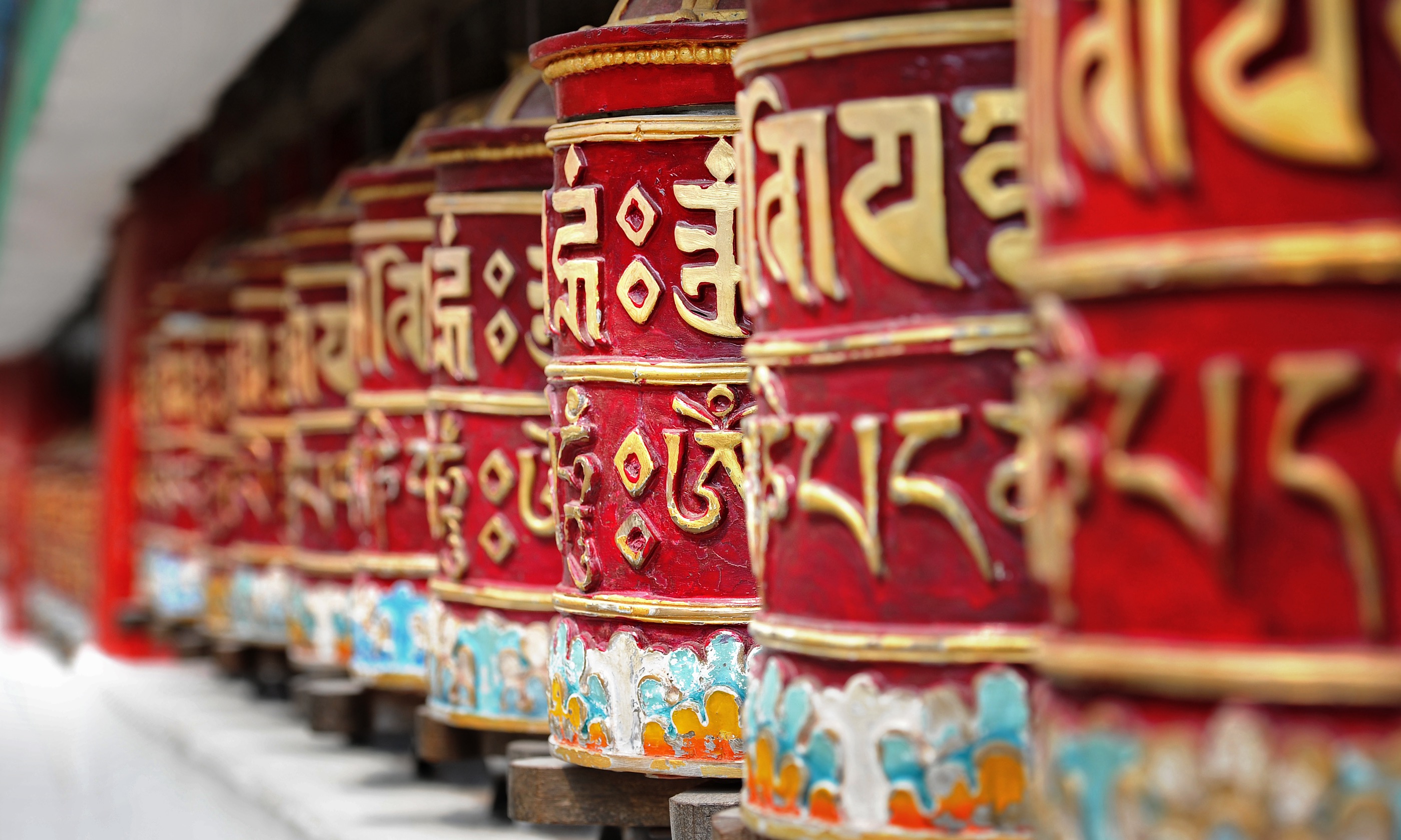 Prayer Wheels in Bhutan (Shutterstock.com)