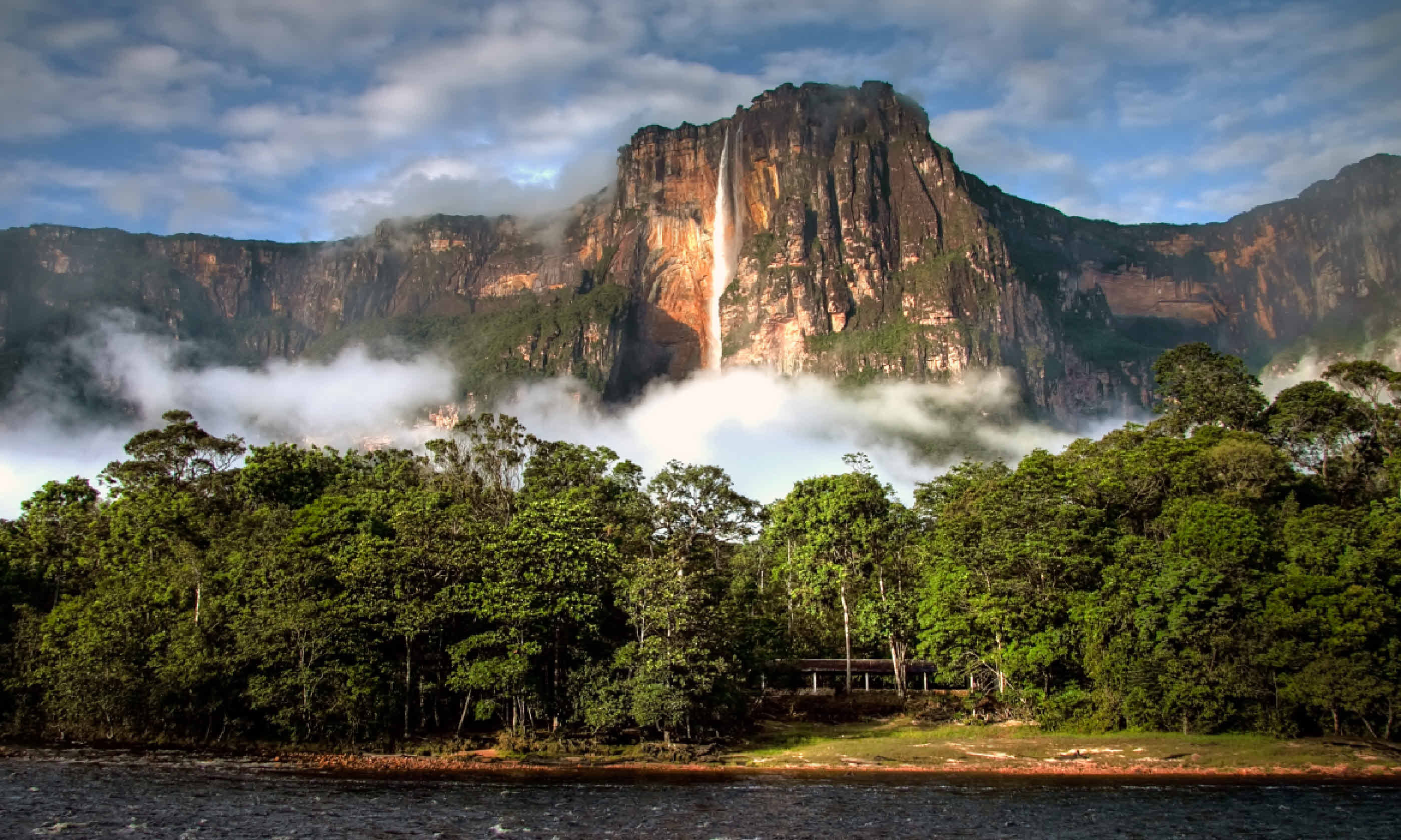 Angel Falls in morning light (Shutterstock)