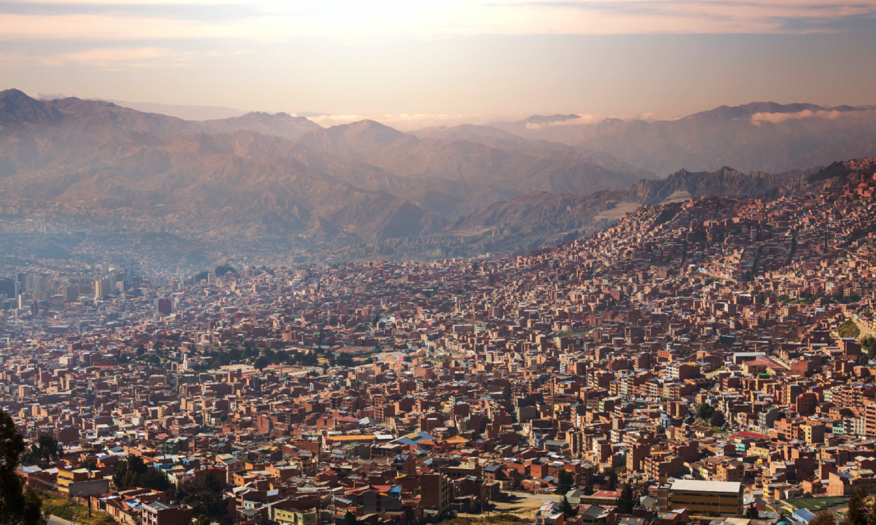 La Paz at dusk (Shutterstock: see credit below)