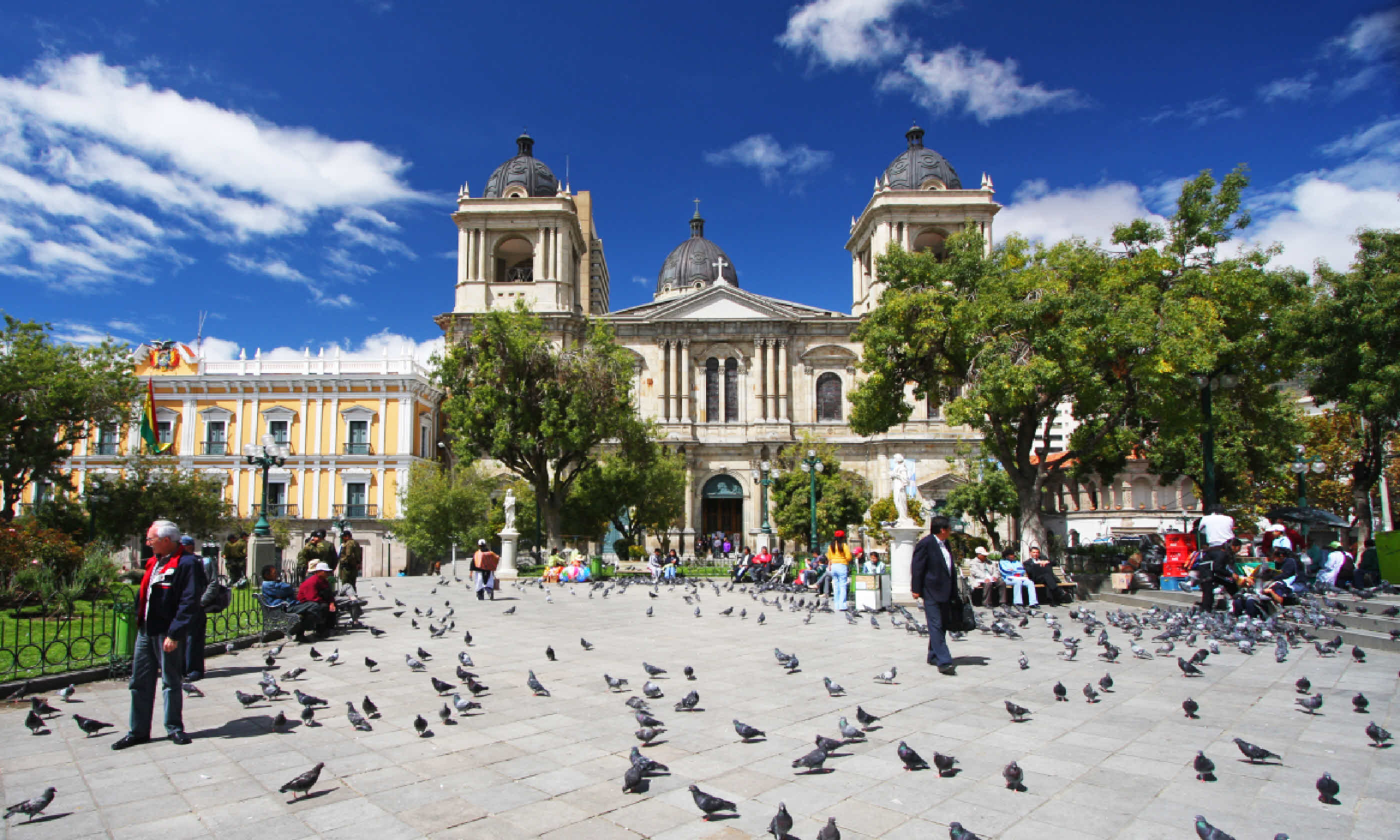 Plaza Murillo and the Presidential Palace (Shutterstock)