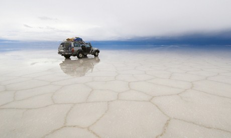 Visit Bolivia's salt flats in the wet season to see mirror-like views (Dreamstime)