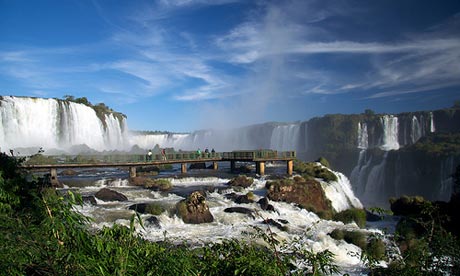 Iguazu falls, from the Brazilian side (Mark Goble)