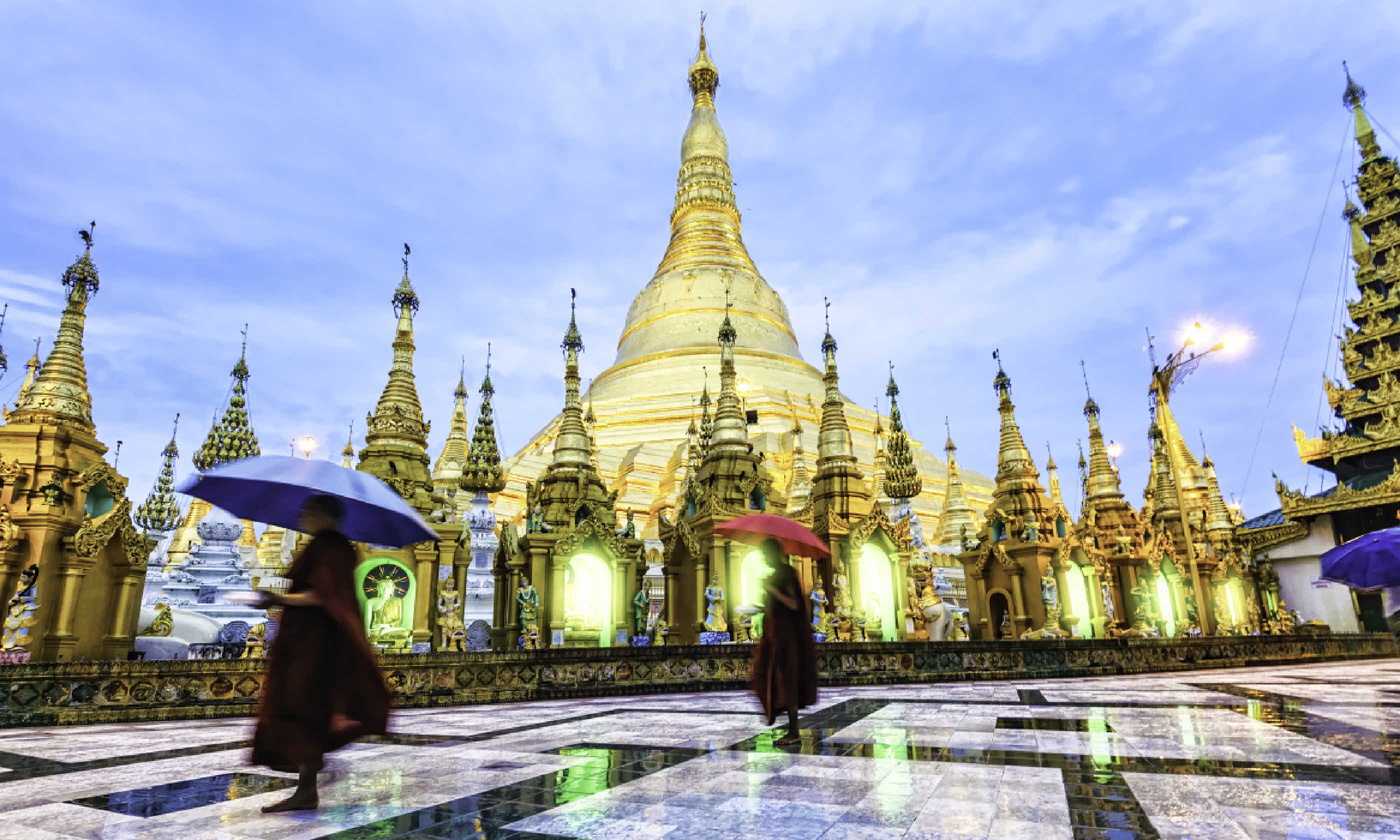 Shwedagon Pagoda in Yangon, Myanmar (Shutterstock: see credit below)