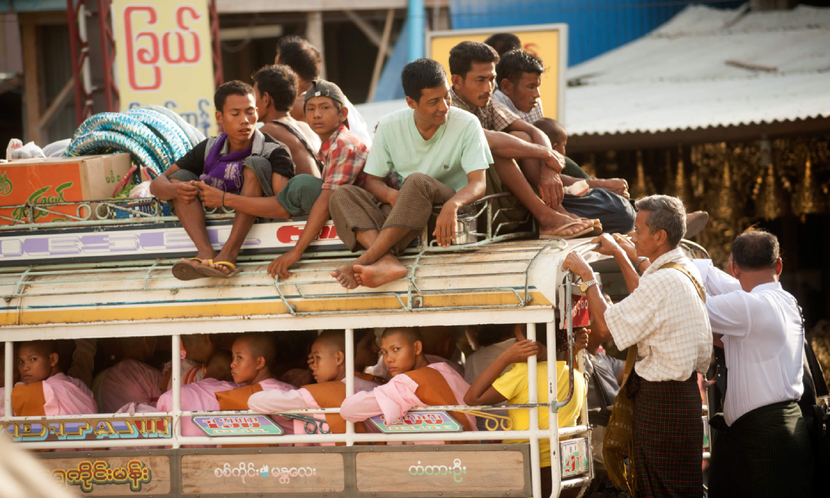 Bus in Myanmar (Shutterstock)