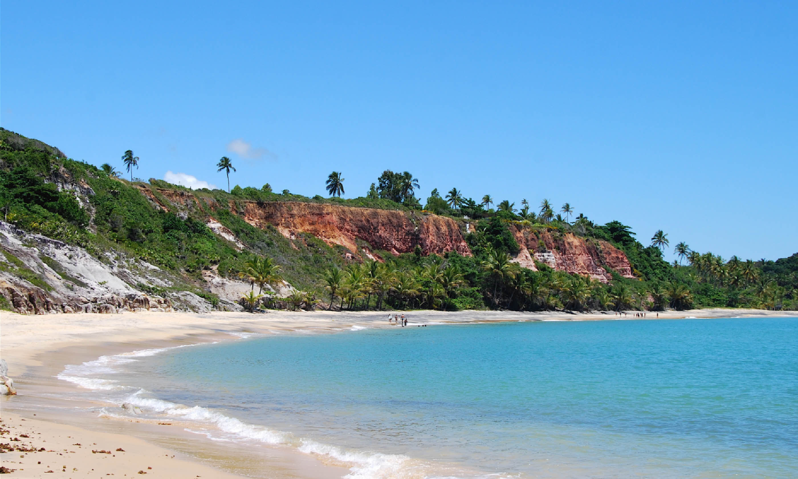 Caraiva beach, in Bahia (Shutterstock: see credit below)