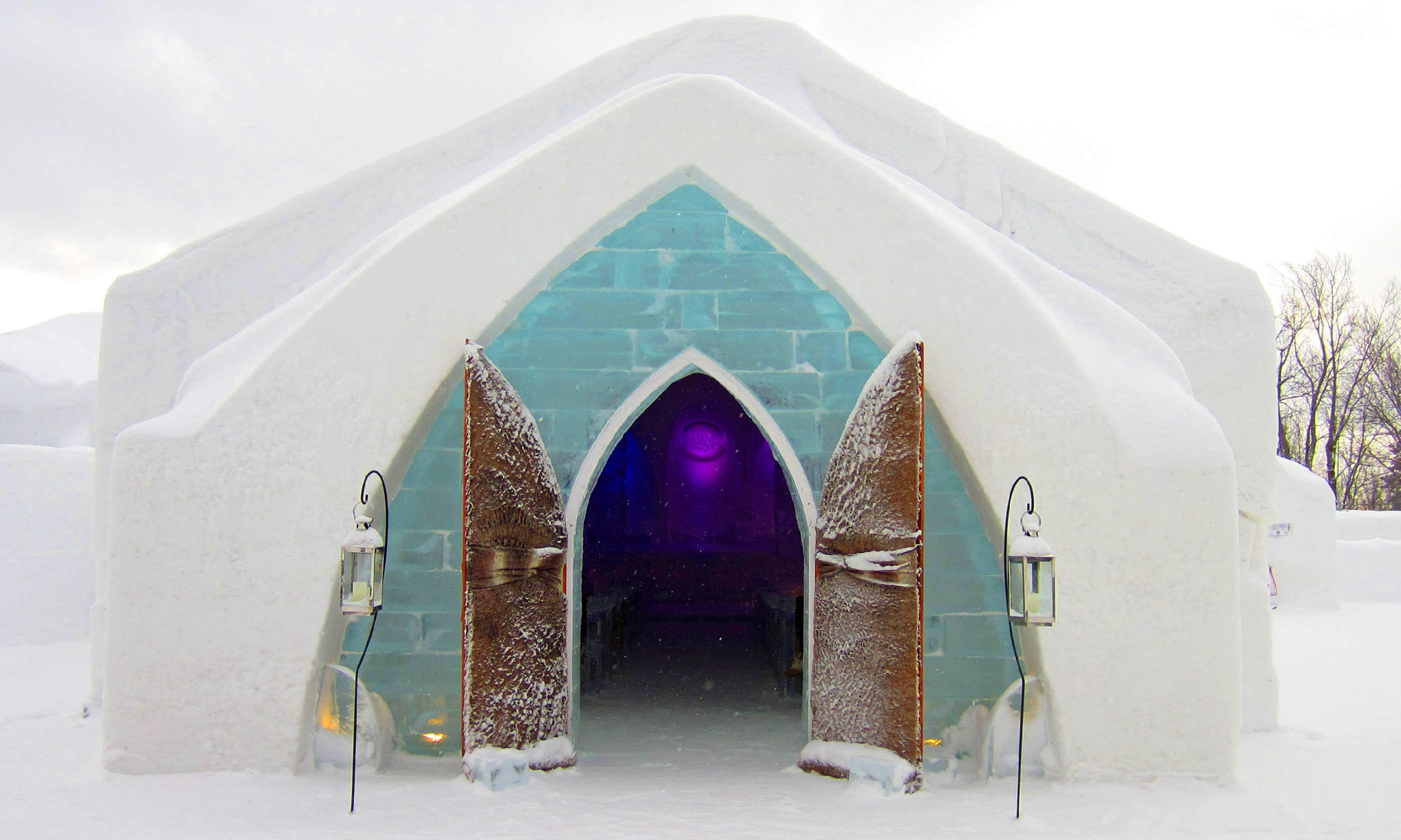 Winter at the Hotel de Glace (Shutterstock)
