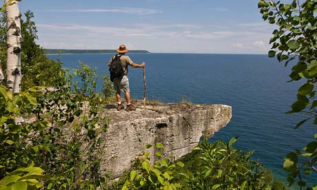 Hiking and trekking is one of the tp activities in Ontario (explore the bruce)