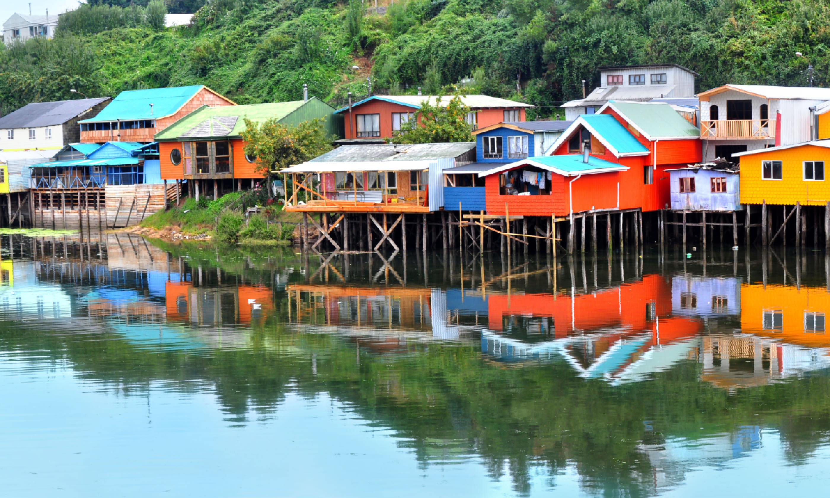 Palafitos, the traditional houses of Chiloe Island (Shutterstock)