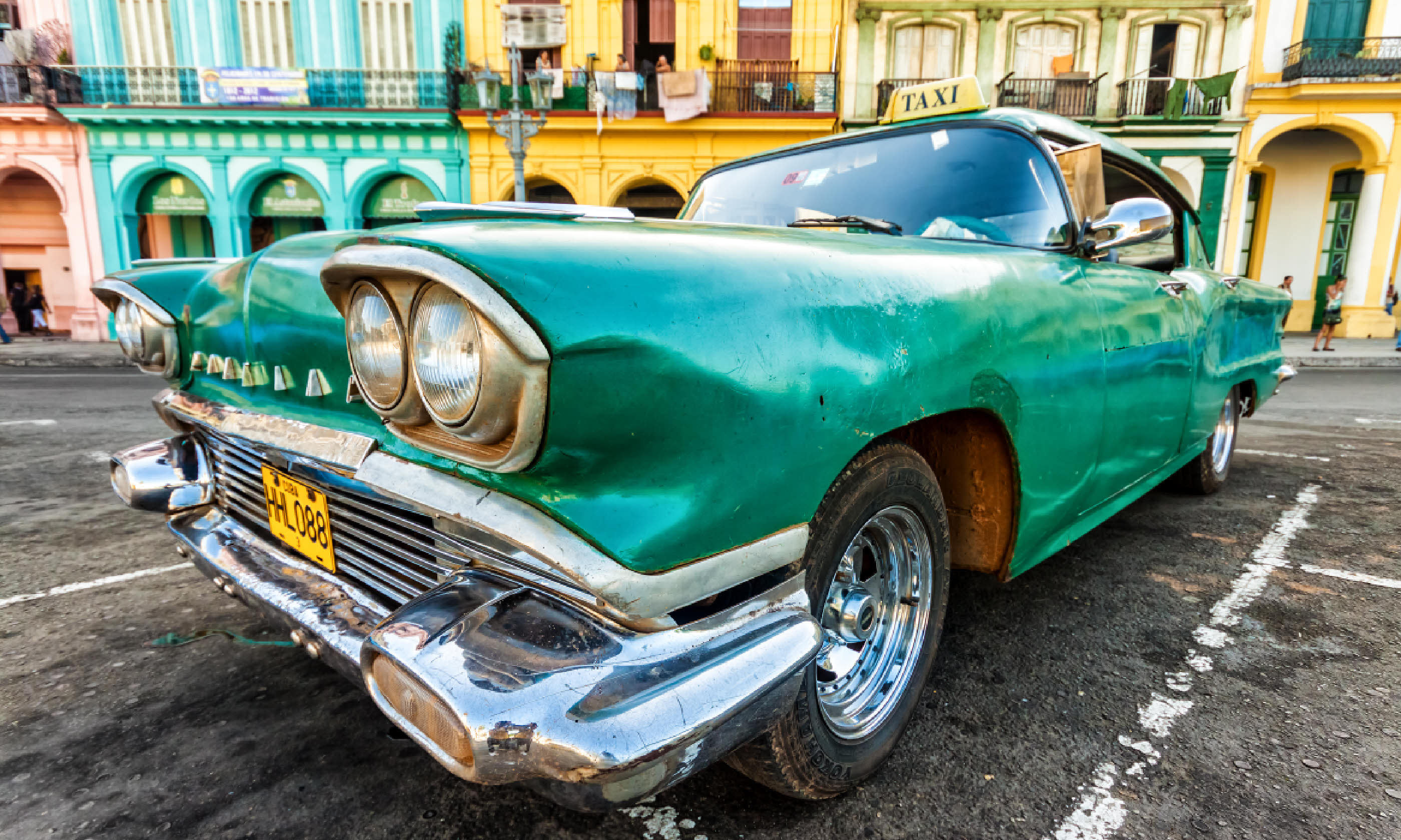 Vintage Cadillac in Havana (Shutterstock: see credit below)