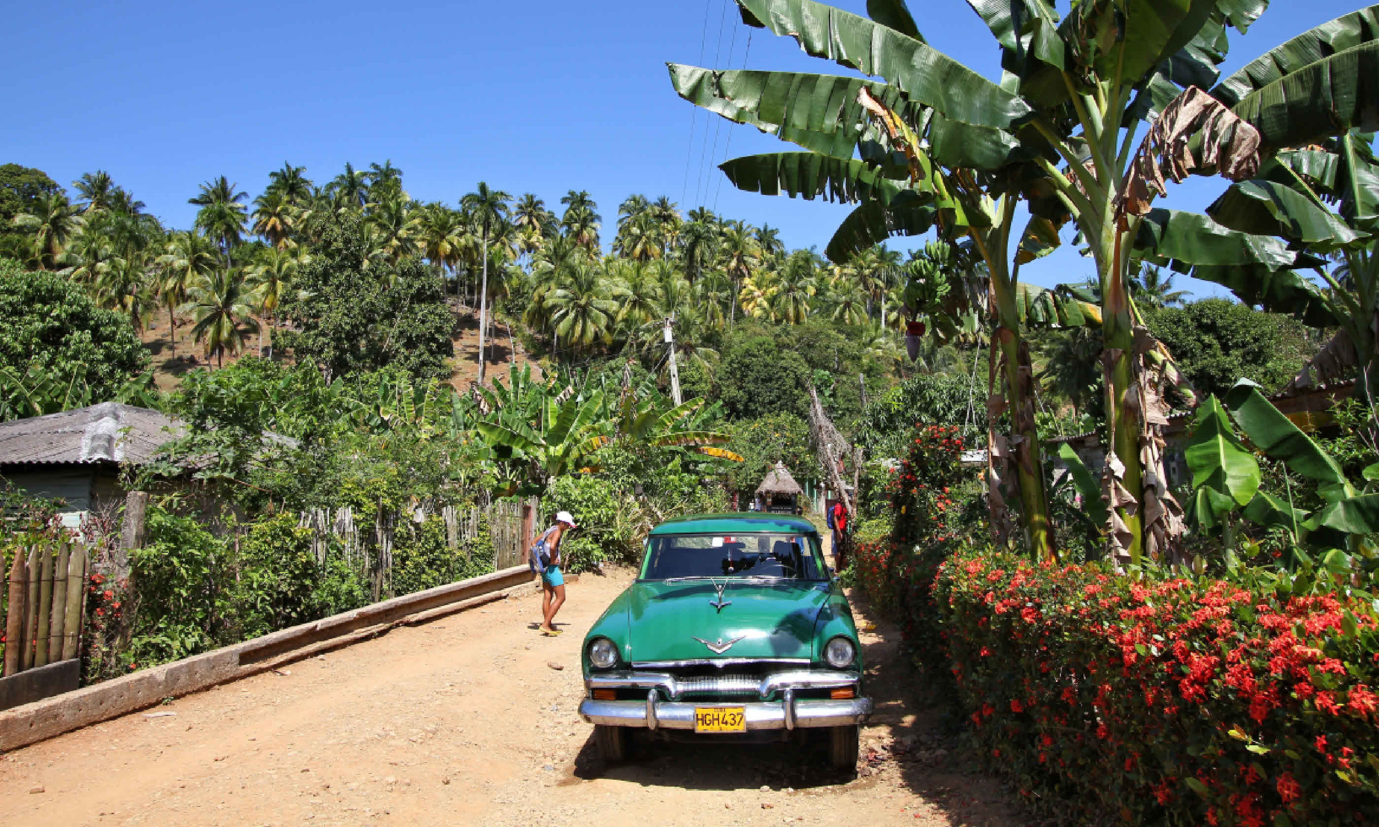 Oldtimer car in Baracoa, Cuba (Shutterstock)