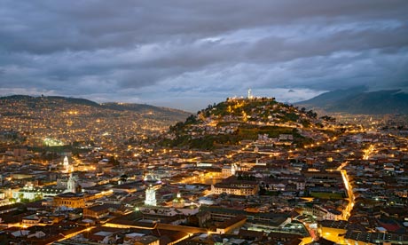 Quito at night Cat Edwardes