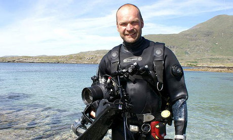 Monty Hall in dive gear (Monty Hall)
