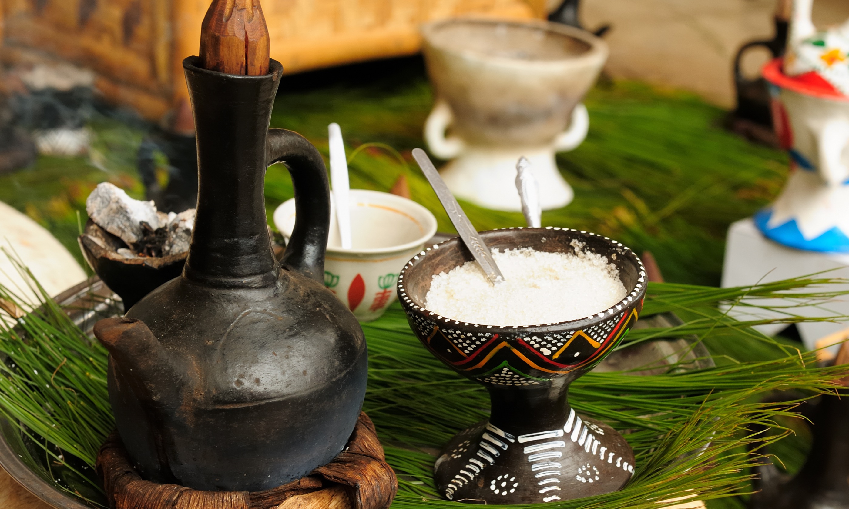 Ethiopian coffee ceremony (Shutterstock.com)