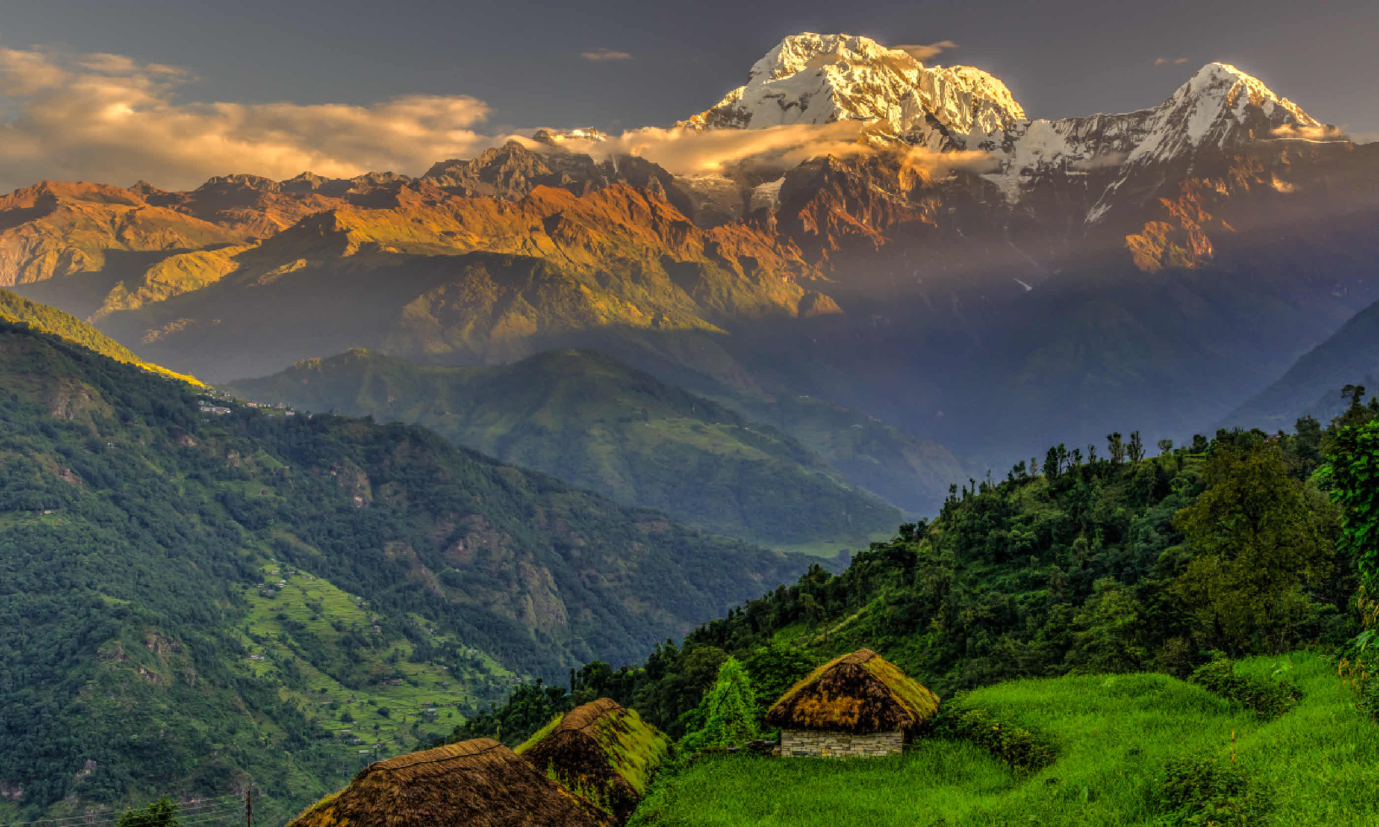 Annapurna South in the morning (Shutterstock)