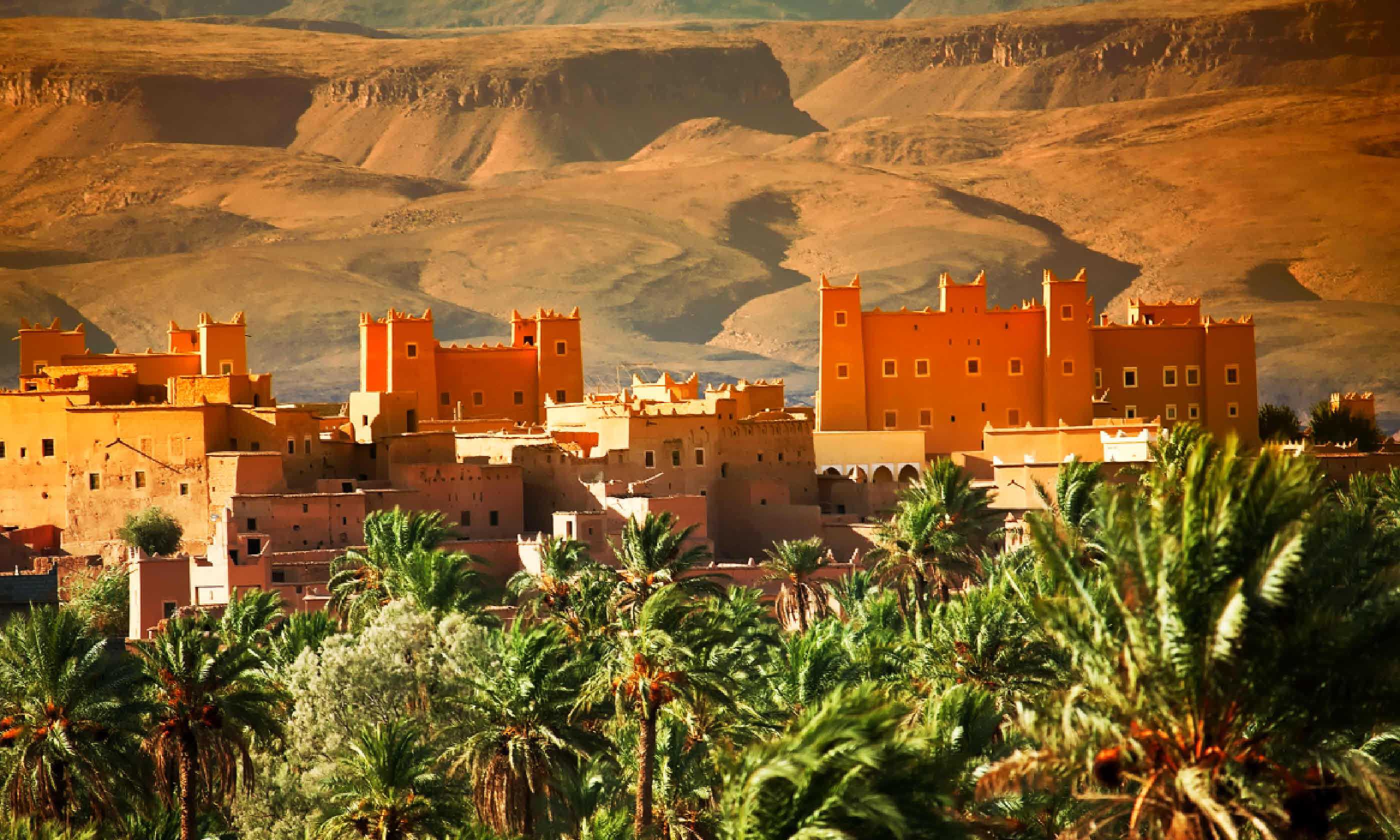 Moroccan kasbah in Atlas Mountains, Morocco (Shutterstock)