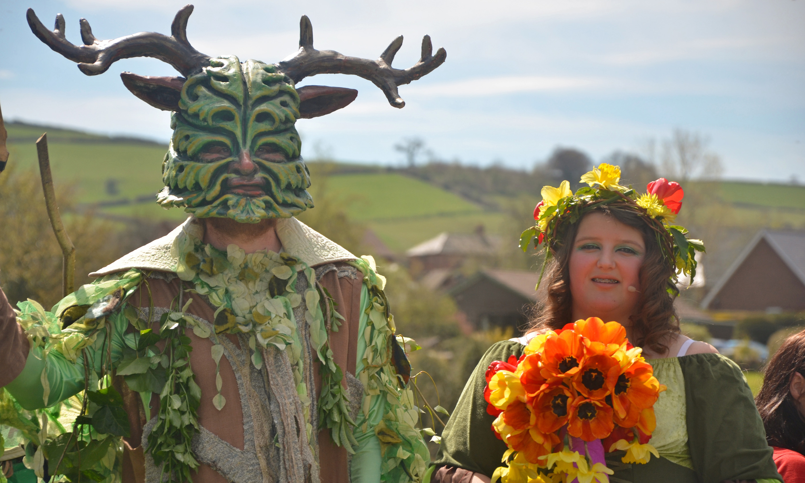 Green Man and May Queen (Shutterstock: see credit below)