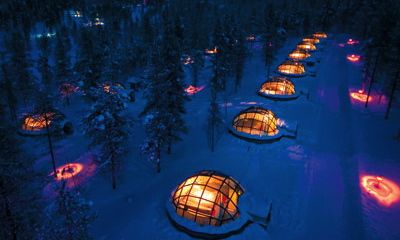 Warm ways to watch the Northern Lights (Image: Hotel Kakslauttanen)