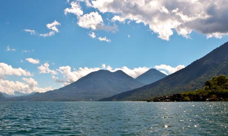 Lake Atitlan, surrounded by volcanoes (mikesten)