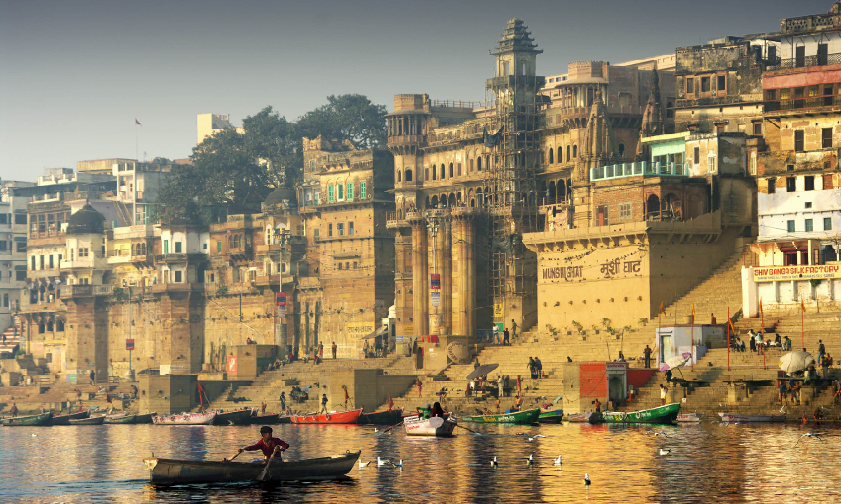 On the river Ganges in Varanasi (Shutterstock: see credit below)