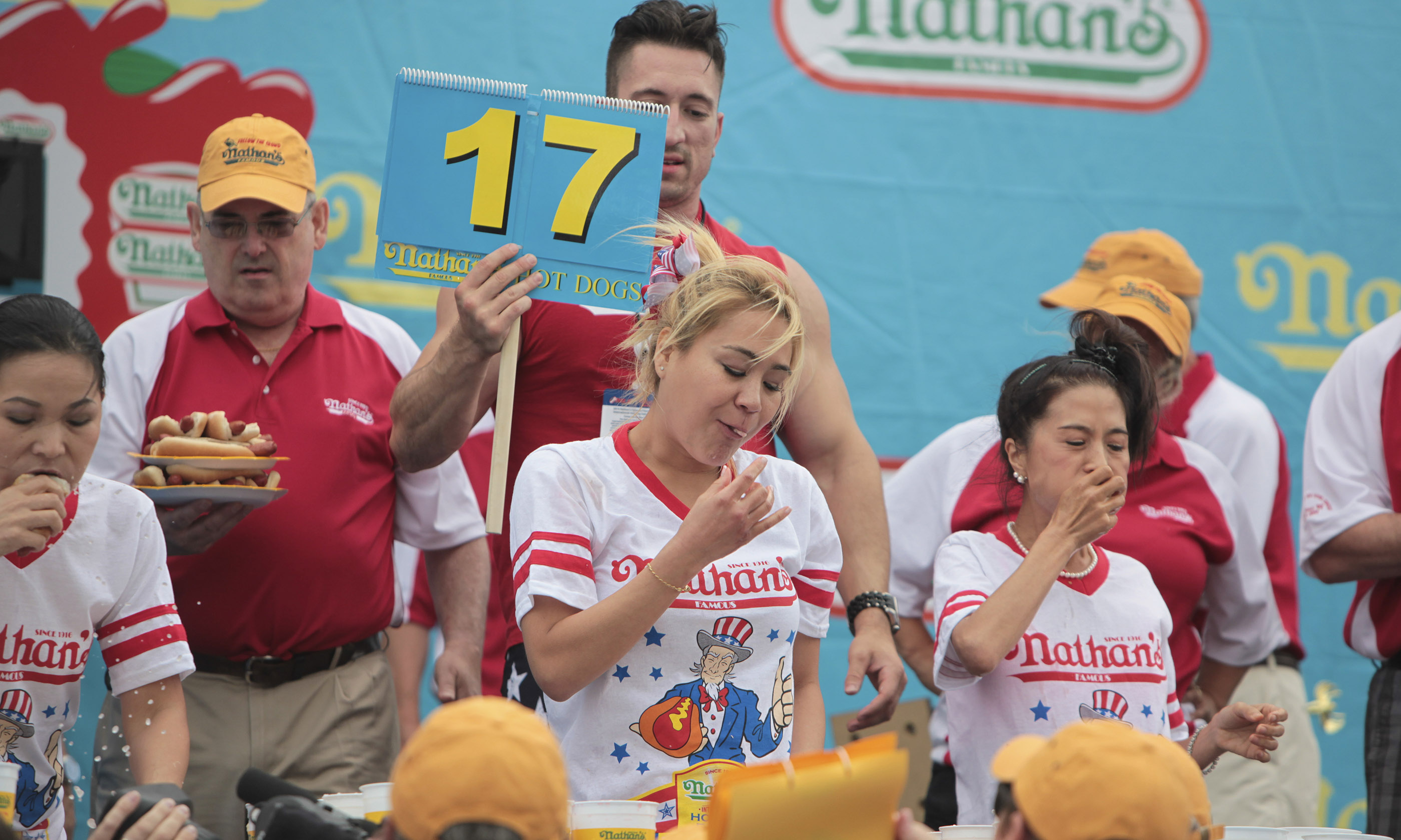 Nathan's annual Hot Dog Eating competition (Shutterstock: See main credit below)