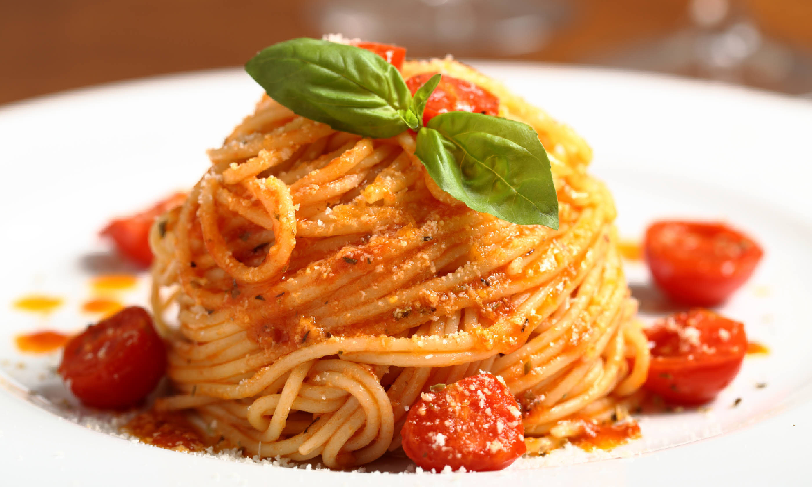 Italian pasta with tomato sauce (Shutterstock: see credit below)