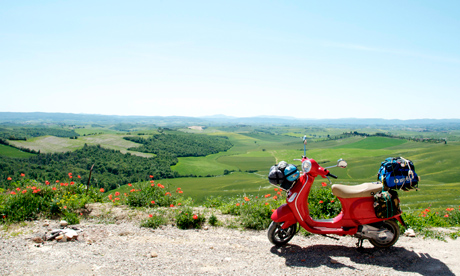 Vespas provide the perfect way to get aroubd and discover the Tuscan towns (All images credited to Daisy Cropper/Fred Caws/Chris Wee)