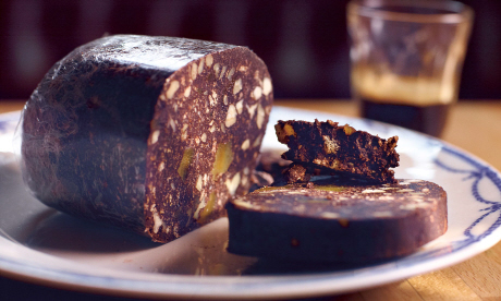 Venetian desserts: Chocolate salami