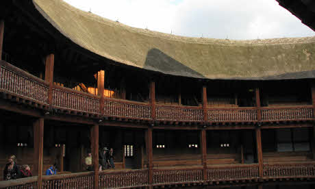 Flickr_McKaySavage_UK - 34 - Globe Theatre - roof catching the evening sun