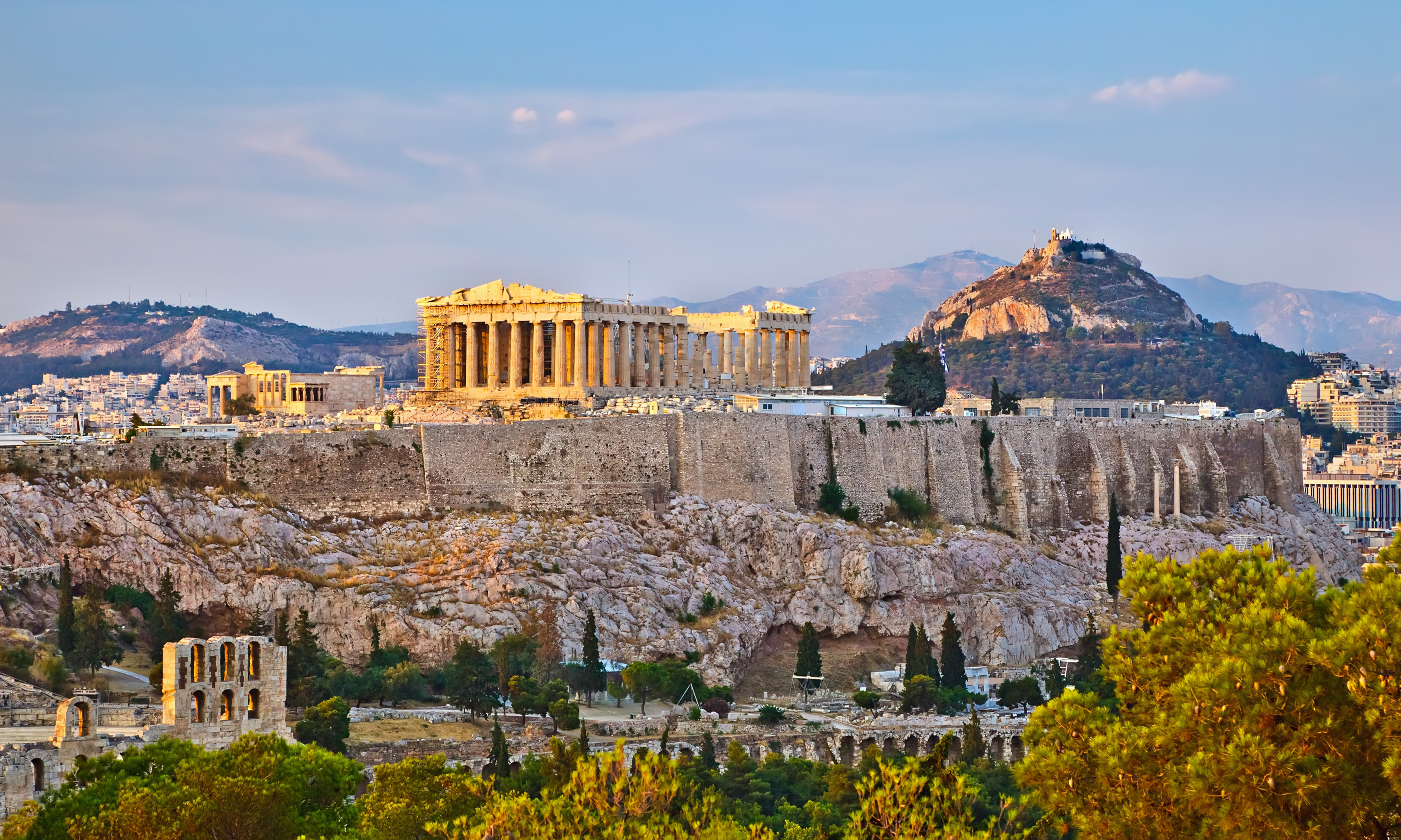Acropolis at sunset (Shutterstock.com)