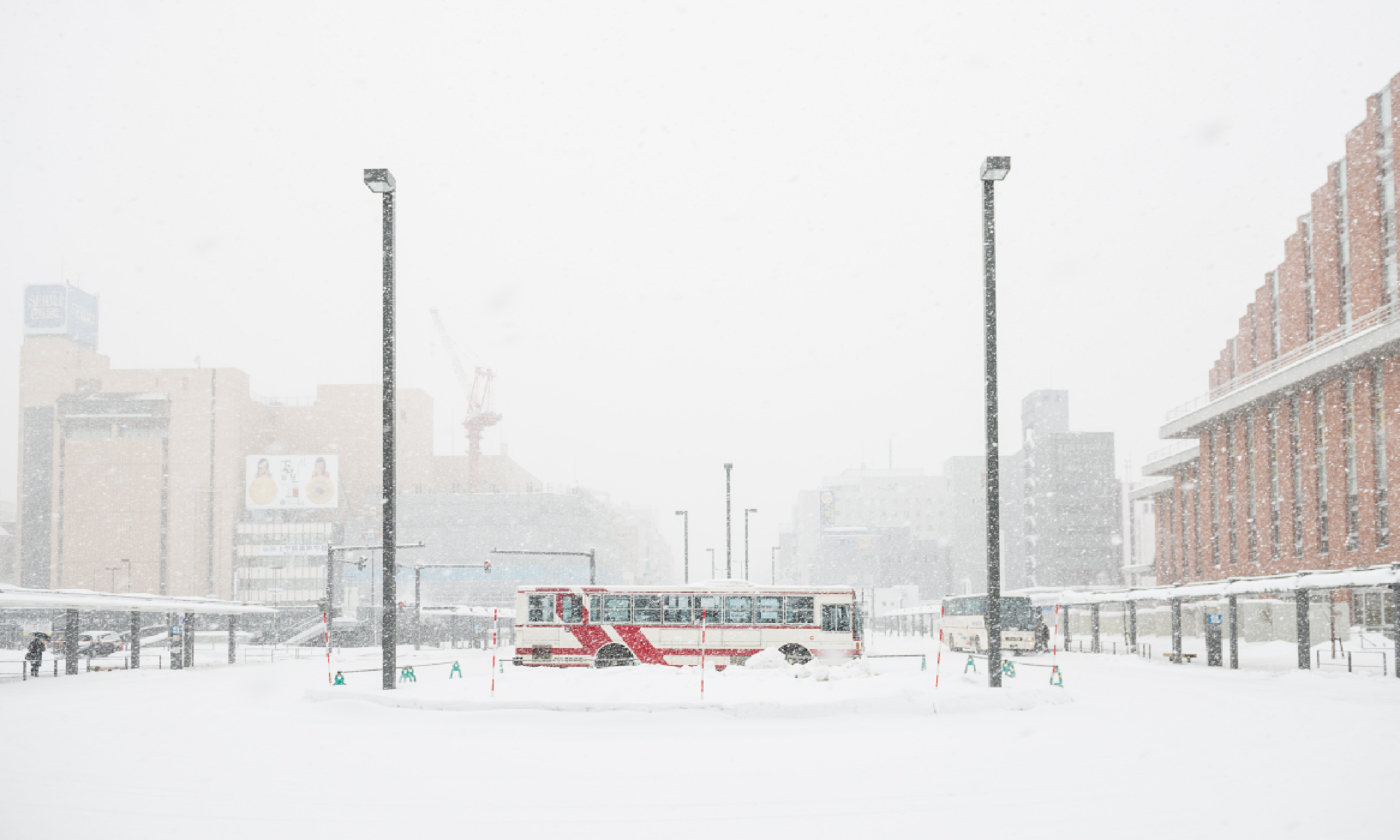 Bus in Asahikawa Station (Shutterstock)