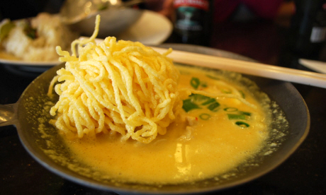 Khao soi is a popular dish in Laos and northern Thailand (Flickr: Alpha)