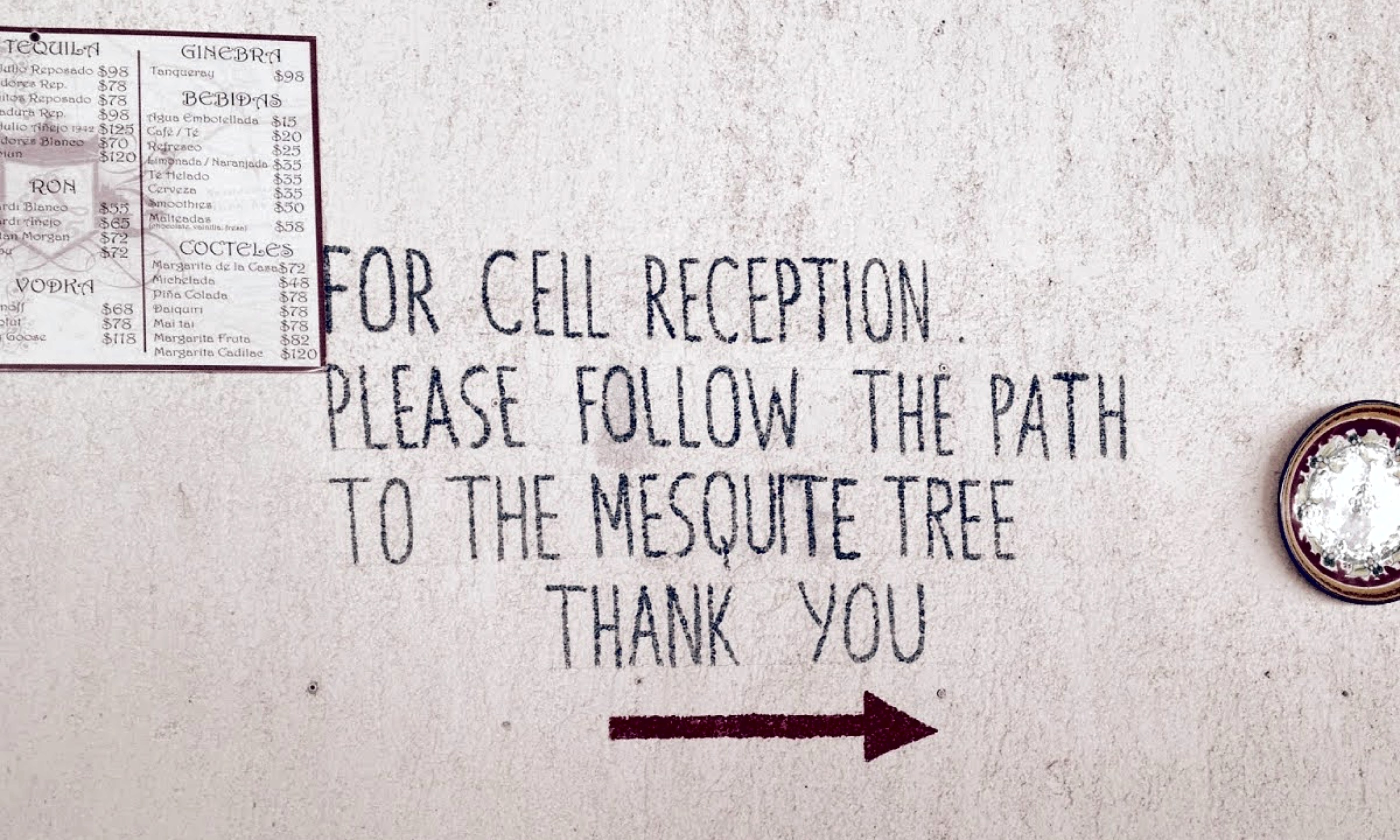 Directions for better cell reception (Aimee Nance)