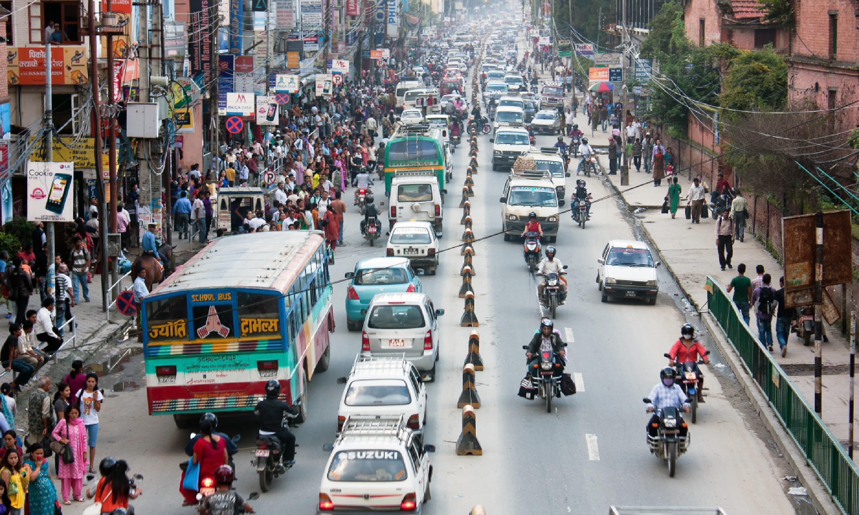 Kathmandu traffic (Shutterstock)