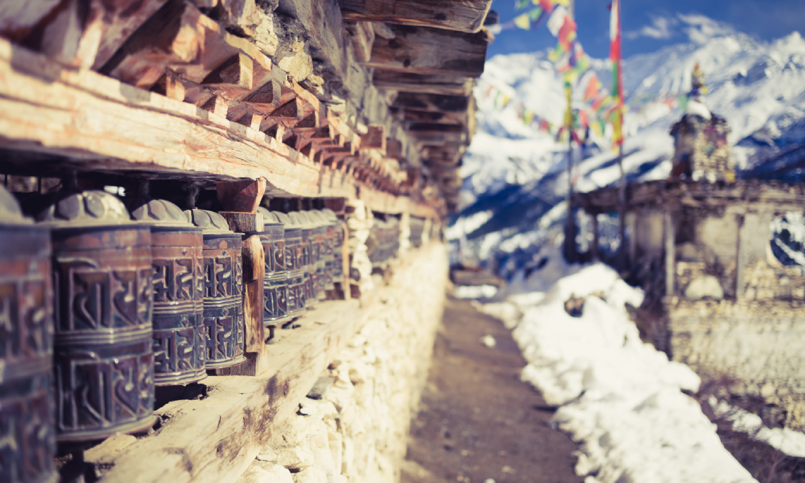 Prayer wheels, Nepal (Shutterstock)