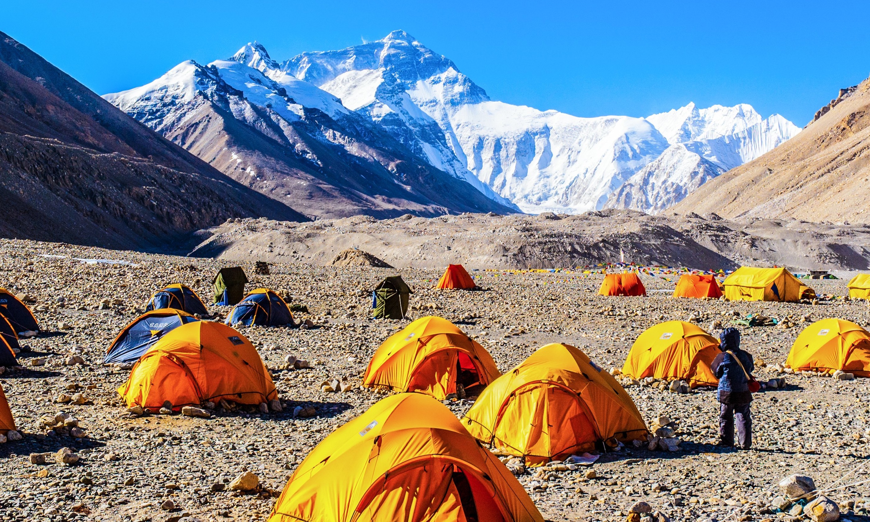 Tents pitched at Base Camp (Shutterstock.com)