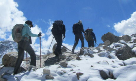 Crowd-sourced Everest Base Camp