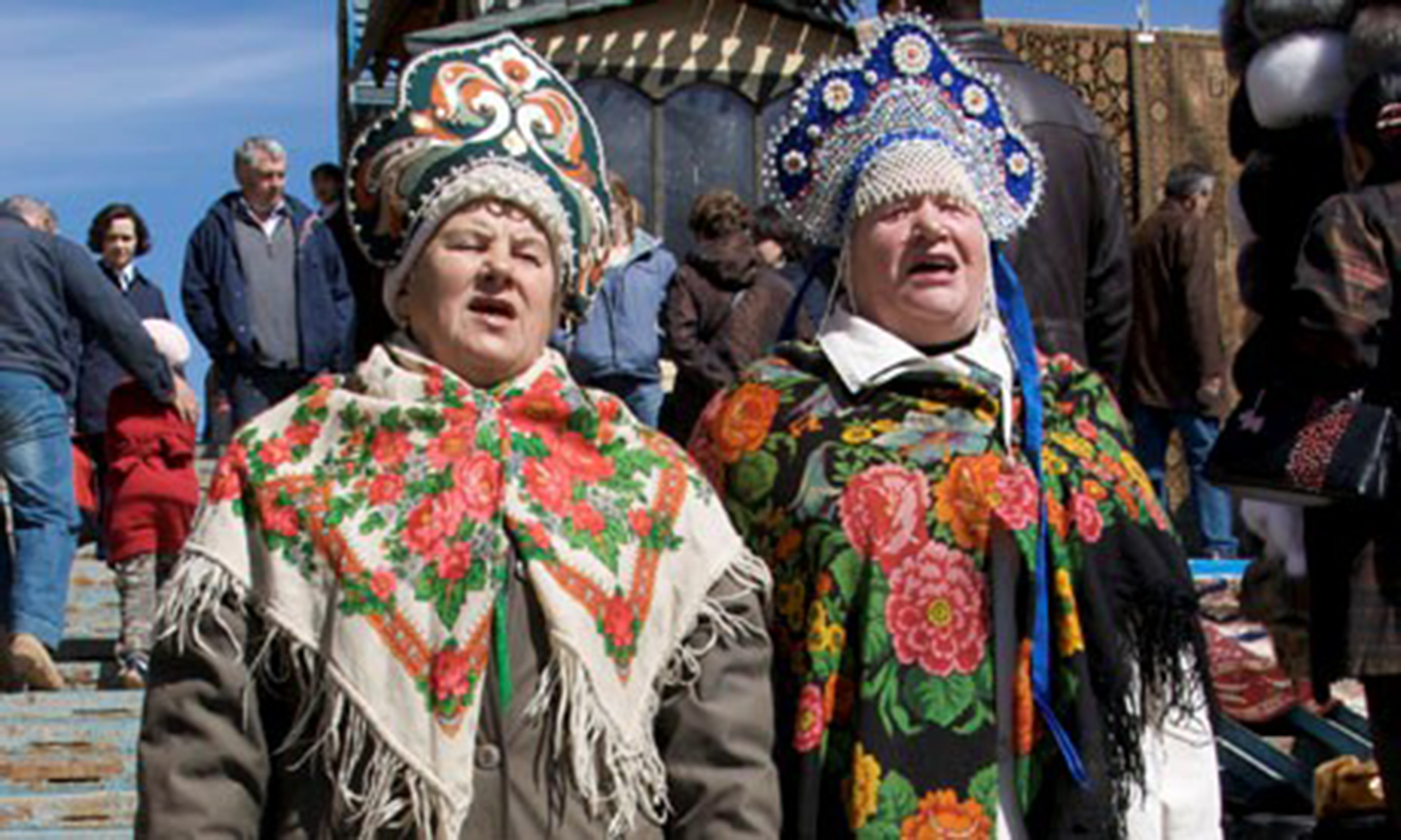 Russian babushkas (Peter Moore)