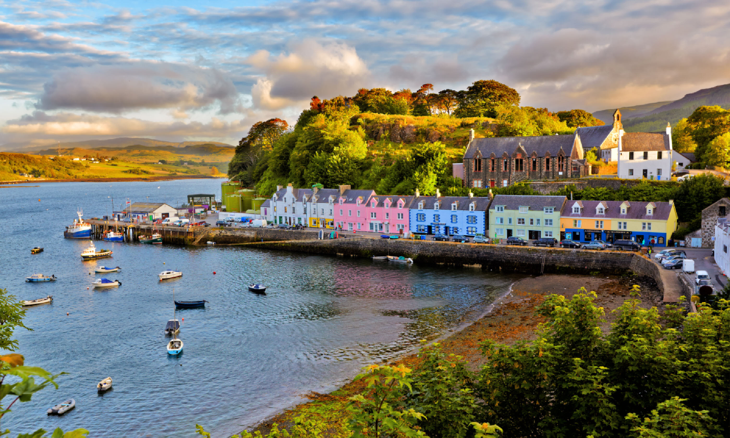 Portree before sunset, Isle of Skye (Shutterstock)