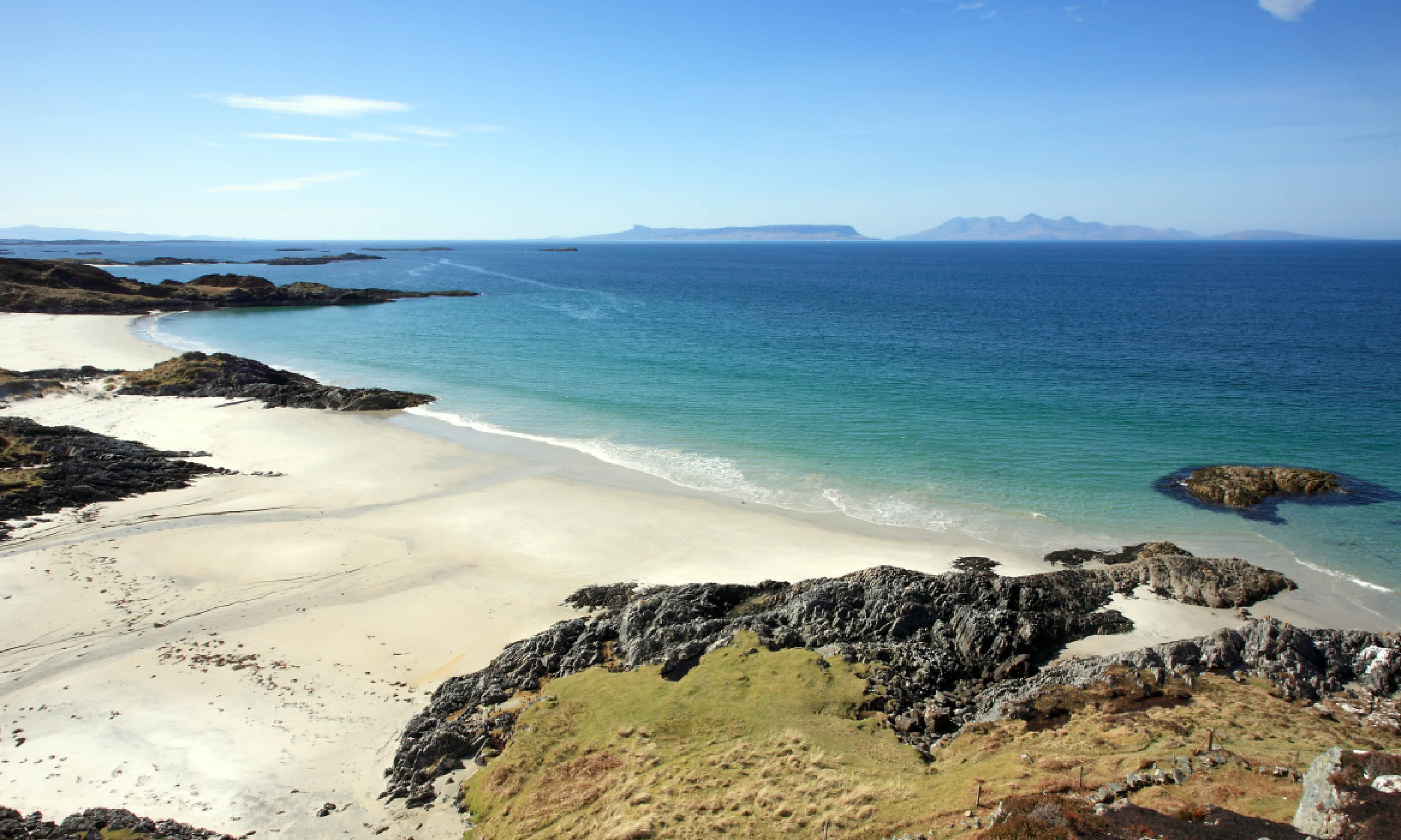 Eigg and Rhum from Arisaig (Shutterstock)