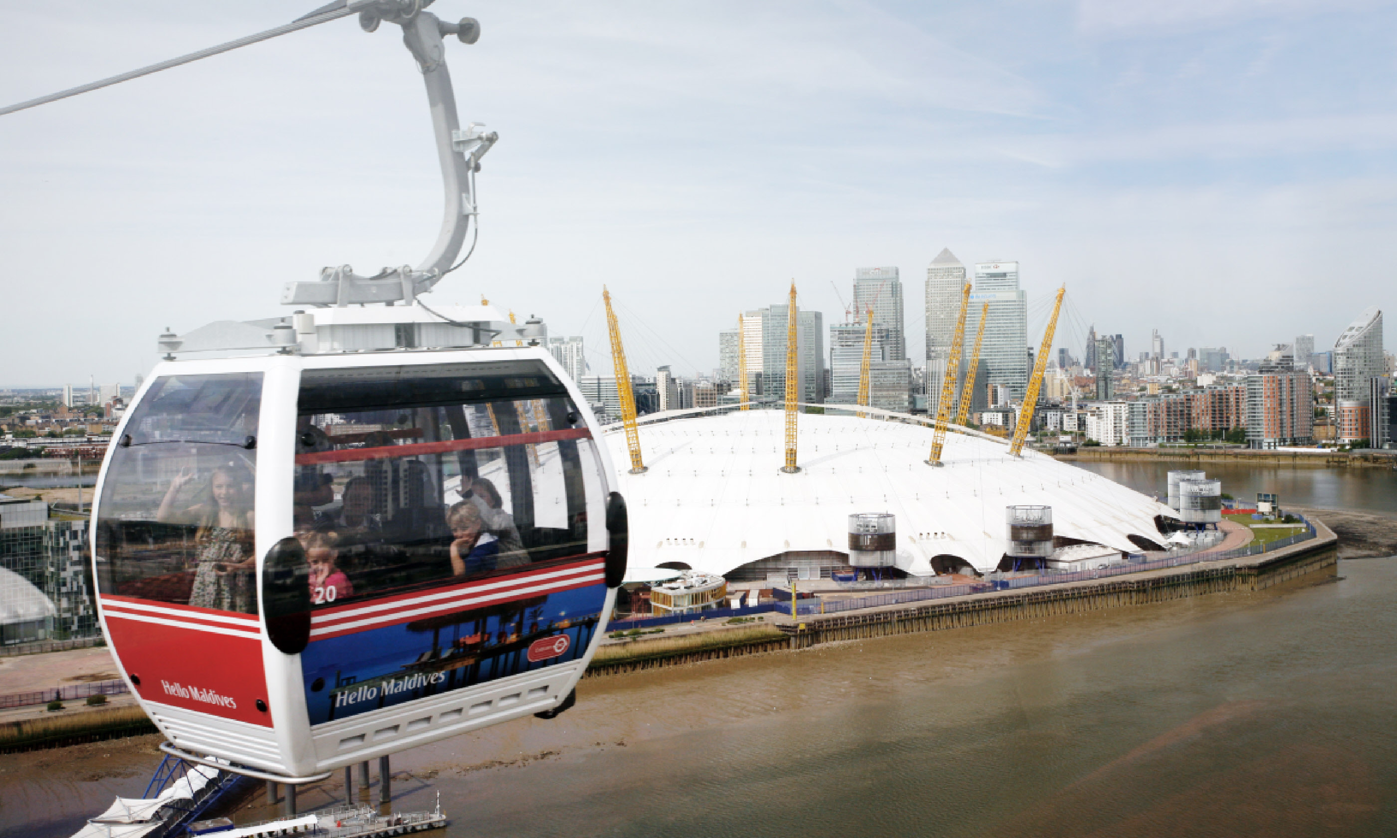 Gondolas of the Emirates Air Line cable car (Shutterstock)