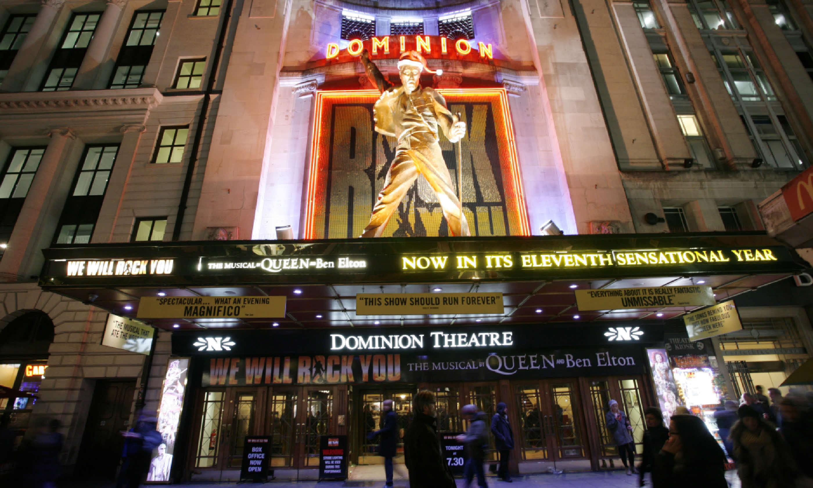 Dominion Theatre, London (Shutterstock)