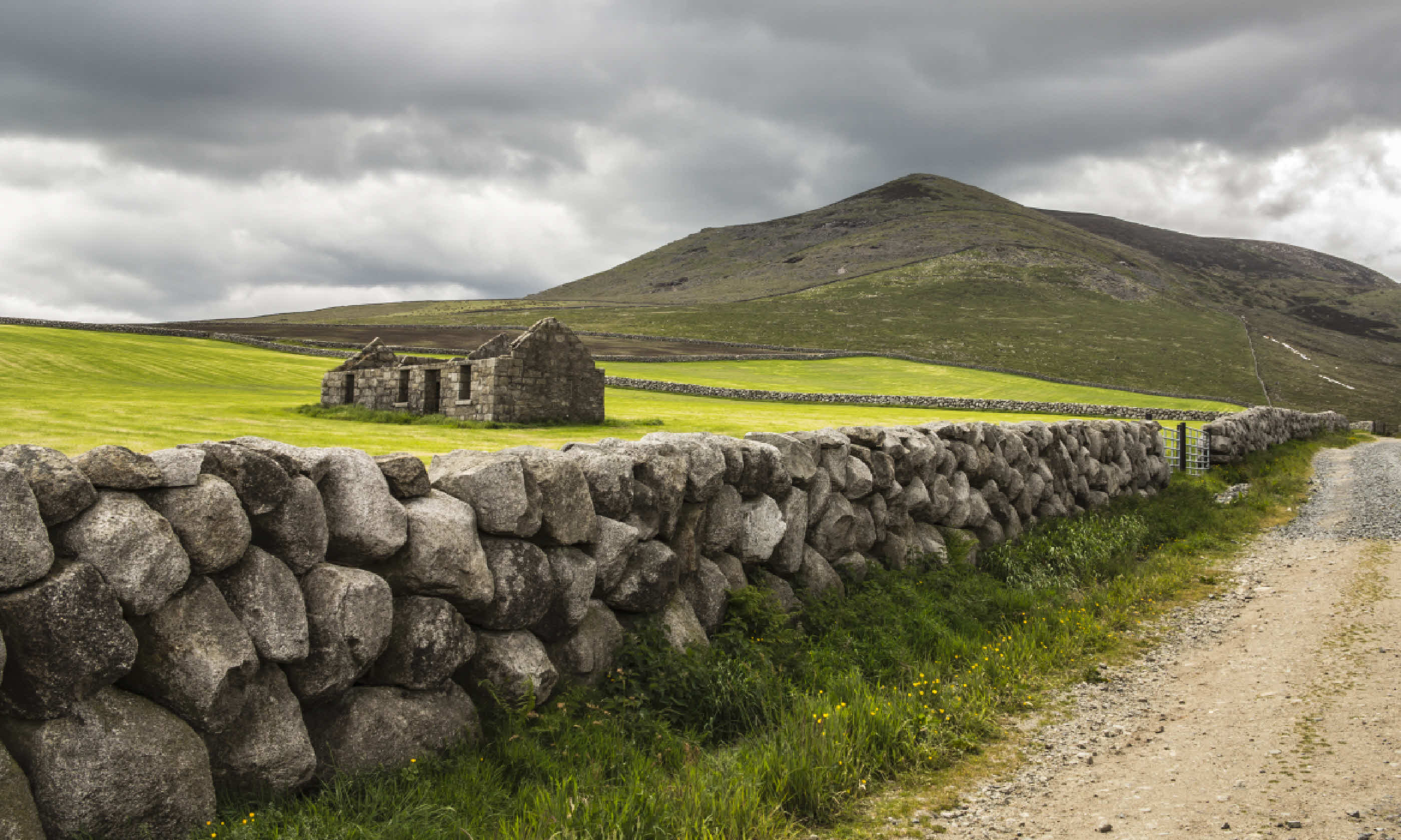 Derelict cottage in the Mournes, Ireland (Shutterstock)
